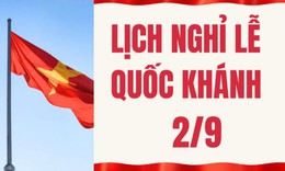 Người lao động được nghỉ 5 ngày liên tiếp dịp Quốc khánh 2/9