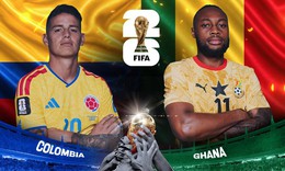 Nhận định, dự đoán tỷ số Colombia vs Ghana: Đội bóng Nam Mỹ thẳng tiến vòng sau?