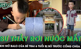 Bé trai 6 tuổi bị bỏ trước cổng chùa cùng lá thư tay, lời kể của sư thầy khiến nhiều người nghẹn lòng
