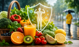 Vì sao mùa mưa cần bổ sung vitamin C?