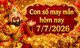 Con số may mắn hôm nay 7/7 - số cát lành - số tài lộc 12 con giáp