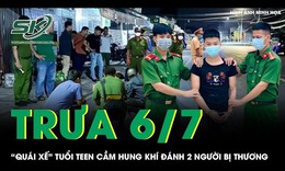 Trưa 6/7: 'Quái xế' tuổi teen cầm hung khí náo loạn đường phố, vô cớ đánh 2 người bị thương ở Hà Nội