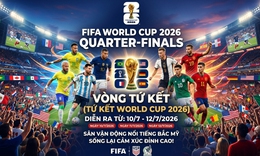 Lịch thi đấu World Cup 2026 vòng Tứ kết mới nhất
