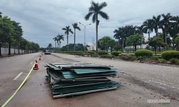 Mặt đường Hoàng Minh Thảo được hoàn trả sau thi công dự án chống úng ngập