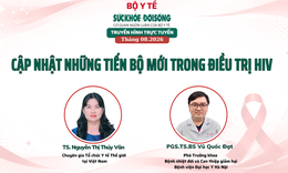 Truyền hình trực tuyến: 'Cập nhật những tiến bộ mới trong điều trị HIV'