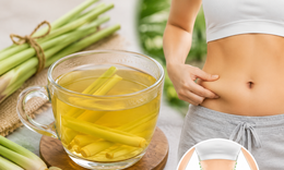 Trà sả có giảm mỡ bụng không?