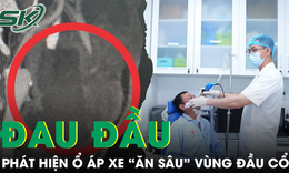 Đau đầu kéo dài, phát hiện ổ áp xe 'ăn sâu' vùng đầu cổ