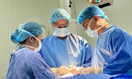 Bé trai 26 tháng bị chó nhà cắn nát vùng hàm mặt, hoảng loạn khi nhập viện