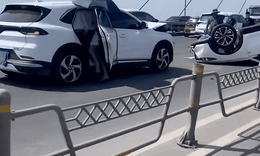 Danh tính các tài xế vụ tai nạn liên hoàn 4 ô tô trên cầu Nhật Tân