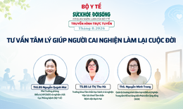 Đang Truyền hình trực tuyến: 'TƯ VẤN TÂM LÝ GIÚP NGƯỜI CAI NGHIỆN LÀM LẠI CUỘC ĐỜI'
