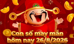 Con số may mắn hôm nay 26/8 - số tài lộc 12 con giáp theo các tuổi