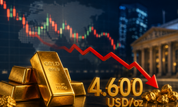 Giá vàng thế giới sáng 27/8 giao dịch quanh 4.600 USD