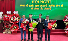 Bộ Y tế trao quyết định bổ nhiệm, bổ nhiệm lại và kéo dài thời gian giữ chức vụ PGĐ Học viện Y - Dược học cổ truyền Việt Nam