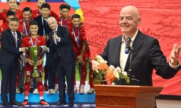 Chủ tịch FIFA Gianni Infantino nói Việt Nam có thể thành ‘cường quốc bóng đá’