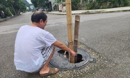 'Bẫy' hố ga sâu 2m chực chờ người dân giữa lòng đô thị Thanh Hóa