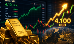 Giá vàng thế giới 3/8 bật tăng sau khi Tổng thống Trump tuyến bố đàm phán với Iran