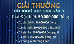 Tôi khỏe đẹp hơn Lần 5: Gần 200 triệu đồng giải thưởng chờ đón những người sẵn sàng thay đổi
