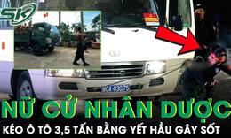 Nữ cử nhân Dược trở thành đặc nhiệm, gây choáng với màn kéo ô tô 3,5 tấn bằng yết hầu