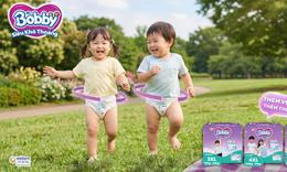 Bobby tiên phong mở rộng hệ size tã quần tới 5XL, đồng hành cùng bé lớn tới 36kg
