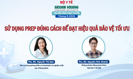 Đang Truyền hình trực tuyến: 'Sử dụng PrEP đúng cách để đạt hiệu quả bảo vệ tối ưu'