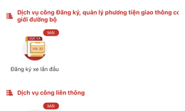 Ưu đãi khi sử dụng dịch vụ trên VNeID: Miễn 100% lệ phí trước bạ xe máy, 50% cho xe ô tô