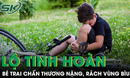 Bé trai 11 tuổi lộ tinh hoàn sau cú va mạnh vào ghi-đông xe đạp