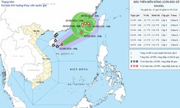 Biển Đông đón bão số 5, liên tục đổi hướng