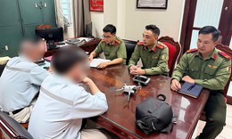 Flycam cất cánh gần sân bay Nội Bài, người điều khiển nói gì khi bị phát hiện?