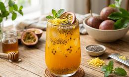 Công thức pha nước chanh leo hạt chia thơm ngon: Giảm cân, sáng da, chống lão hóa