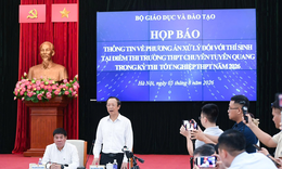 Vì sao vụ việc ở Quảng Trị hủy kết quả còn Tuyên Quang thi lại tốt nghiệp THPT?