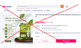 Bộ Y tế yêu cầu gỡ bỏ ngay thông tin thực phẩm Slimaura Care x3 trên Lazada, Shopee
