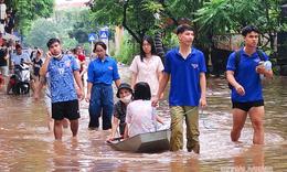 Đợt mưa lớn ở Bắc Bộ và Bắc Trung Bộ chuẩn bị kết thúc