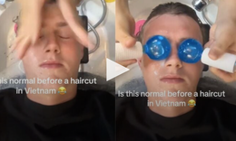 Lần đầu gội đầu ở Việt Nam, anh Tây 'đứng hình' vì được chăm sóc quá nhiệt tình
