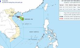 Áp thấp nhiệt đới giật cấp 8, di chuyển chậm trên Biển Đông