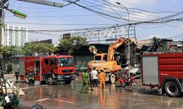 Lại xảy ra cháy trên đường 25m Thanh Liệt, Hà Nội