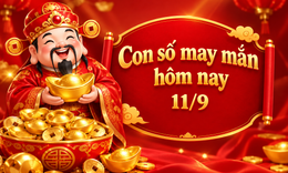 Con số may mắn hôm nay 11/9 - vận may tài lộc 12 con giáp theo năm sinh