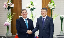 Thủ tướng Lê Minh Hưng tiếp Bộ trưởng Ngoại giao Cuba Bruno Rodríguez Parrilla