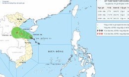 Áp  thấp nhiệt đới tiến vào vùng biển Quảng Trị đến Đà Nẵng gây mưa cực lớn