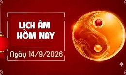 Âm lịch hôm nay 14/9 - Lịch âm 14/9 - Lịch vạn niên ngày 14/9/2026