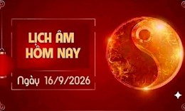 Âm lịch hôm nay 16/9 - Lịch âm 16/9 - Lịch vạn niên ngày 16/9/2026