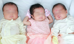 15 năm tìm con, người mẹ bật khóc khi đón 3 con chào đời
