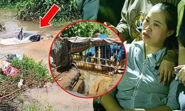 Nam sinh nghi mất tích khi đi qua đường ngập sâu, mẹ ngồi ngóng tin con