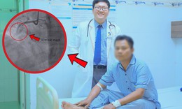 Đang khỏe mạnh, người đàn ông bất ngờ lên cơn nhồi máu cơ tim suýt chết