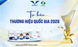 Bidiphar được công nhận Thương Hiệu Quốc Gia 2026: Hành trình làm chủ công nghệ dược
