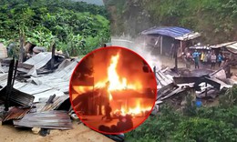 Cháy nhà gỗ ở Lâm Đồng, mẹ và 2 con nhỏ tử vong thương tâm