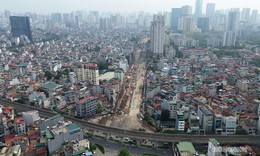 Vành đai 2,5 qua Cầu Giấy tăng tốc, chạy đua mốc thông xe kỹ thuật 10/10