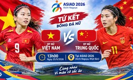 ĐT nữ Việt Nam hoàn tất chuẩn bị, quyết đấu Trung Quốc tại tứ kết ASIAD 2026