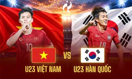 Kênh và link xem trực tiếp U23 Việt Nam vs U23 Hàn Quốc ngày 25/9