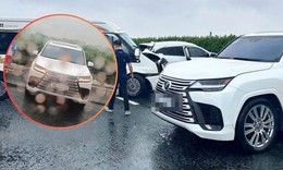 Tạm giữ tài xế xe Lexus dừng đột ngột trên cao tốc gây tai nạn liên hoàn