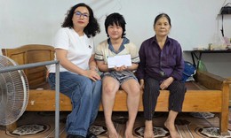 Quỹ Vòng tay nhân ái hỗ trợ nữ sinh Hải Phòng bị tai nạn, phải nghỉ học